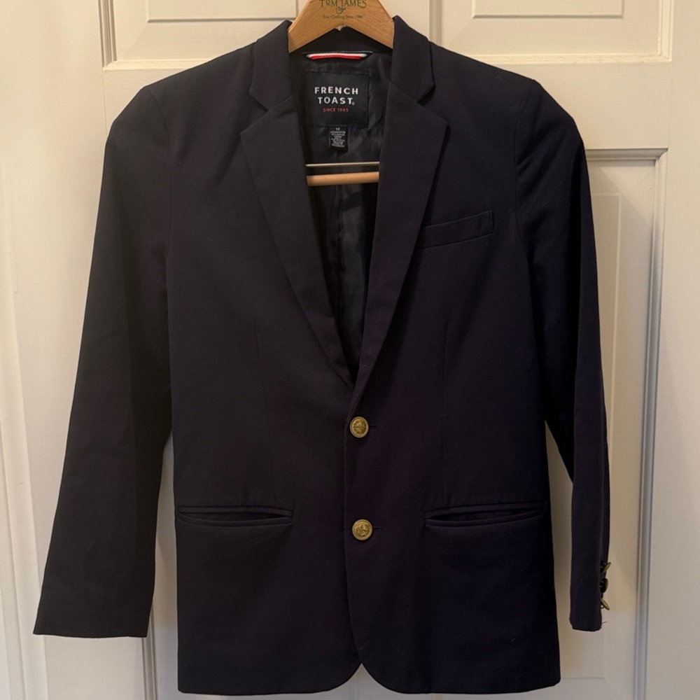 French Toast Boys Navy Blazer Gold Buttons